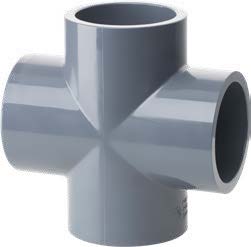 [H3226119015] C-PVC CROSS SCH 80 ASTM F439 1/2"NB