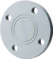 C-PVC BLIND FLANGE FULL FACE SCH 80 ASTM F439 1-1/2"NB