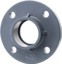 UPVC SCH80 Flange full face (1/2")